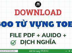 Sách 600 Từ Vựng Toeic Pdf